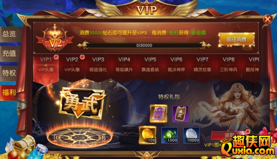 天地诸神VIP系统玩法介绍