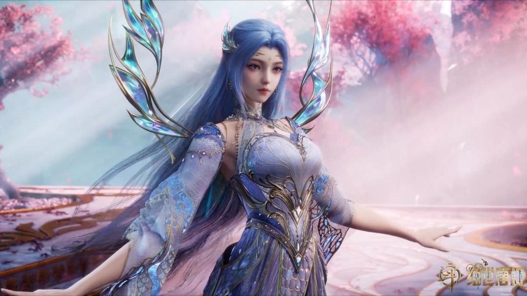 画质巅峰《斗罗大陆2》唐舞桐3D模型亮相