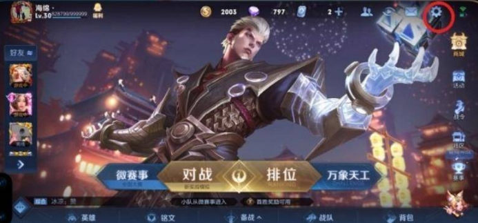王者荣耀怎么​隐藏战绩
